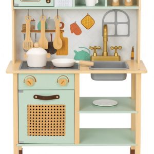 Home light brown real leather credit card case